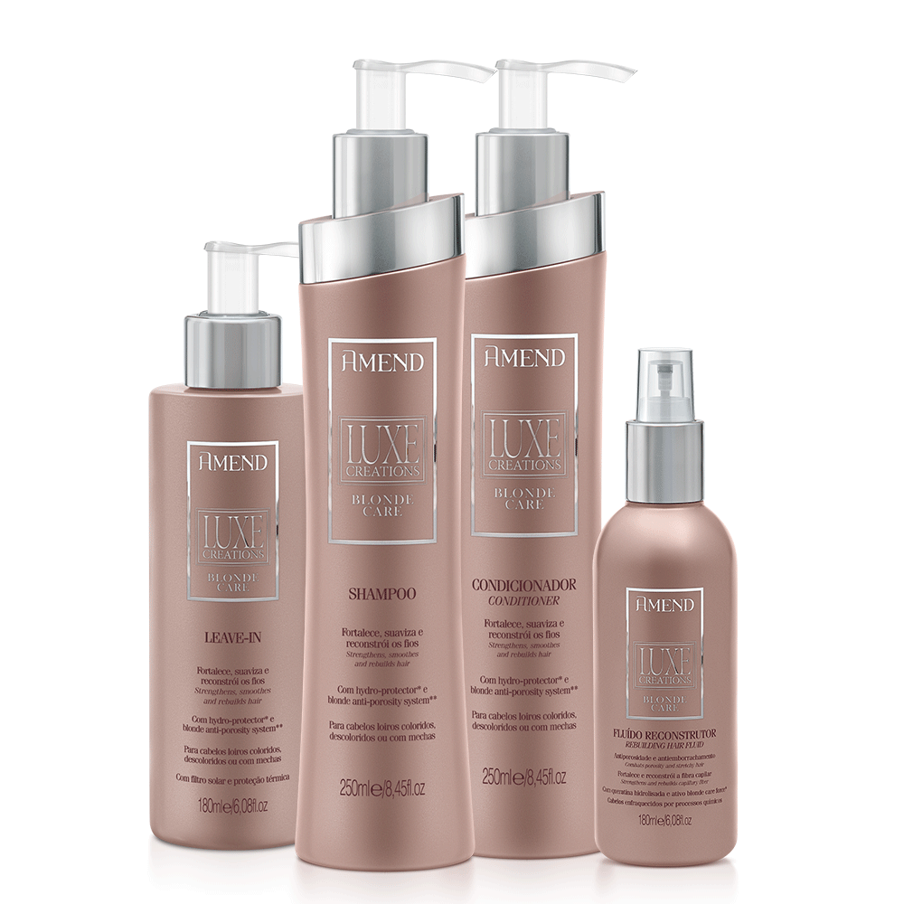 Kit Amend Luxe Creations Blonde Care | 4 produtos image number 0